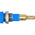 Staubli Blue Female Banana Socket, 4 mm Connector, Screw Termination, 25A, 30 V, 60V dc, Gold Plating