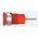 Staubli Red Female Banana Socket, 4 mm Connector, 24A, 1000V, Gold Plating