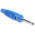 Hirschmann Test & Measurement Blue Male Banana Plug - Screw, 60V dc