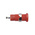 Schutzinger Red Female Banana Socket, 2mm Connector, Solder Termination, 10A, 600V, Nickel Plating