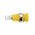 Schutzinger Yellow Female Banana Socket, 4 mm Connector, 24A, 1000V, Nickel Plating