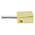 Wago Yellow Male Banana Plug, 4 mm Connector, Cage Clamp Termination, 20A, 42V, Nickel Plating