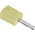 Wago Yellow Male Banana Plug, 4 mm Connector, Cage Clamp Termination, 20A, 42V, Nickel Plating