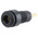 Staubli Black Female Banana Socket, 2mm Connector, 10A, 600V, Gold Plating