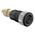 Staubli Black Female Banana Socket, 4 mm Connector, Solder Termination, 32A, 1000V, Gold Plating