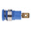 Staubli Blue Female Banana Socket, 4 mm Connector, Tab Termination, 32A, 1000V, Gold Plating