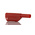 Schutzinger Red Male Banana Plug, 4 mm Connector, Solder Termination, 32A, 1kV, Nickel Plating