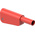 Staubli Red Plug Test Plug, Solder Termination, 32A, 1kV, Gold Plating