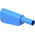 Staubli Blue Plug Test Plug, Solder Termination, 32A, 1kV, Gold Plating