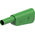 Staubli Green Plug Test Plug, Solder Termination, 32A, 1kV, Gold Plating