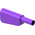 Staubli Violet Plug Test Plug, Solder Termination, 32A, 1kV, Gold Plating
