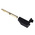 Staubli Black Male Banana Plug, 4 mm Connector, Screw Termination, 32A, 30 V, 60V dc, Gold Plating