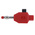 Staubli Red Male Banana Plug, 4 mm Connector, Clamp Termination, 10A, 30 V, 60V dc, Nickel Plating
