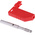 Hirschmann Test & Measurement Red Male Banana Plug, 4 mm Connector, Screw Termination, 16A, 60V dc, Nickel Plating