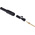 Staubli Black, Red Male Banana Plug, 2mm Connector, Solder Termination, Gold Plating