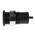 Staubli Black Female Banana Socket, 4 mm Connector, Solder Termination, 24A, 1000V, Nickel Plating