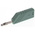 Hirschmann Test & Measurement Green Male Banana Plug, 4 mm Connector, Screw Termination, 24A, 60V dc, Nickel Plating