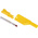 Hirschmann Test & Measurement Yellow Male Banana Plug, 4 mm Connector, Screw Termination, Nickel Plating