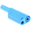 Hirschmann Test & Measurement Blue Male Banana Plug, 4 mm Connector, Screw Termination, Nickel Plating