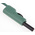Hirschmann Test & Measurement Green Male Banana Plug, 4 mm Connector, Screw Termination, Nickel Plating