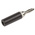 Mueller Electric Black Male Banana Plug, 4 mm Connector, 15A, Nickel Plating