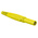 Staubli Yellow Male Banana Plug, 4 mm Connector, Screw Termination, 32A, 1000V, Nickel Plating