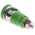 Schutzinger Green Female Banana Socket, 4 mm Connector, Screw Termination, 32A, 1000V, Nickel Plating