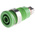 Schutzinger Green Female Banana Socket, 4 mm Connector, Screw Termination, 32A, 1000V, Nickel Plating