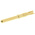 Staubli Yellow Male Test Plug, 2mm Connector, Solder Termination, 10A, 30 V, 60V dc, Gold Plating