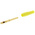 Staubli Yellow Male Test Plug, 2mm Connector, Solder Termination, 10A, 30 V, 60V dc, Gold Plating