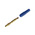 Staubli Blue Male Banana Plug, 2mm Connector, Solder Termination, 10A, 30 V, 60V dc, Gold Plating