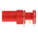 Staubli Red Female Banana Socket, 4 mm Connector, Solder Termination, 24A, 1000V, Gold Plating