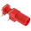 Staubli Red Female Banana Socket, 4 mm Connector, Solder Termination, 24A, 1000V, Gold Plating