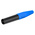 Staubli Blue Female Banana Socket, 6 mm Connector, Crimp Termination, 80A, 600V, Silver Plating