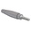 Staubli Grey Male Test Plug, 6 mm Connector, Crimp Termination, 80A, 600V, Silver Plating