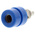 Hirschmann Test & Measurement Blue Female Banana Socket, 4 mm Connector, Solder Termination, 32A, 30 V ac, 60V dc, Tin