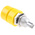 Hirschmann Test & Measurement Yellow Female Banana Socket, 4 mm Connector, Solder Termination, 32A, 30 V ac, 60V dc,