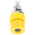 Hirschmann Test & Measurement Yellow Female Banana Socket, 4 mm Connector, Solder Termination, 32A, 30 V ac, 60V dc,