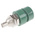 Hirschmann Test & Measurement Green Female Banana Socket, 4 mm Connector, Solder Termination, 32A, 30 V ac, 60V dc, Tin