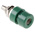 Hirschmann Test & Measurement Green Female Banana Socket, 4 mm Connector, Solder Termination, 32A, 30 V ac, 60V dc, Tin
