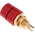 Hirschmann Test & Measurement Red Female Banana Socket, 4 mm Connector, Solder Termination, 32A, 30 V ac, 60V dc, Gold