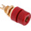 Hirschmann Test & Measurement Red Female Banana Socket, 4 mm Connector, Solder Termination, 32A, 30 V ac, 60V dc, Gold