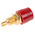 Hirschmann Test & Measurement Red Female Banana Socket, 4 mm Connector, Solder Termination, 32A, 30 V ac, 60V dc, Gold