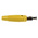 Hirschmann Test & Measurement Yellow Male Banana Plug, 4 mm Connector, Solder Termination, 30A, 30 V ac, 60V dc, Nickel