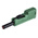 Hirschmann Test & Measurement Green Male Banana Plug, 4 mm Connector, Screw Termination, 30A, 30 V ac, 60V dc, Nickel