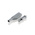 Hirschmann Test & Measurement Grey Male Banana Plug, 4 mm Connector, Screw Termination, 24A, 1000V ac/dc, Nickel Plating