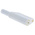 Hirschmann Test & Measurement White Male Banana Plug, 4 mm Connector, Screw Termination, 24A, 1000V ac/dc, Nickel
