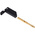 Hirschmann Test & Measurement Black Male Banana Plug, 4 mm Connector, Screw Termination, 24A, 30 V ac, 60V dc, Gold