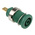 Hirschmann Test & Measurement Green Female Banana Socket, 4 mm Connector, Tab Termination, 25A, 1000V ac/dc, Gold