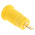 Hirschmann Test & Measurement Green/Yellow Female Banana Socket, 4 mm Connector, Tab Termination, 25A, 1000V ac/dc,